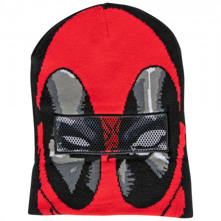 Deadpool Face Costume Pull Down Mask Beanie